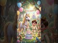 Hasnain’s Magical 2nd Birthday Party 🐴✨ | Horse Theme Fairytale Celebration #kidsshorts