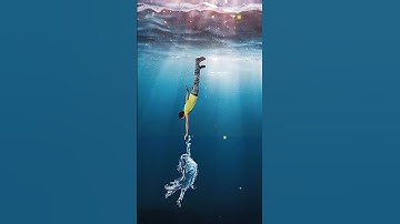 under water video editing with neon girl tutorial #capcutedit #transitionvideos #vfx #shubab03