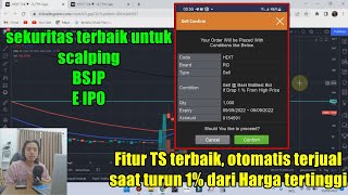 Sekuritas Saham Online Terbaik Untuk Scalping BSJP dan e IPO untuk pemula di Indonesia terdaftar OJK