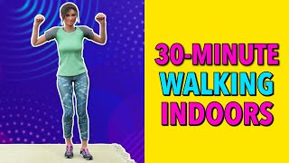 30-Minute Walking Indoors Exercises At Home