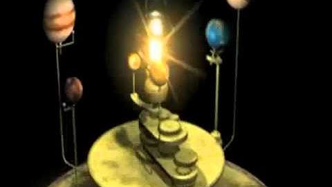 Orrery animation,buy mechanical orrery