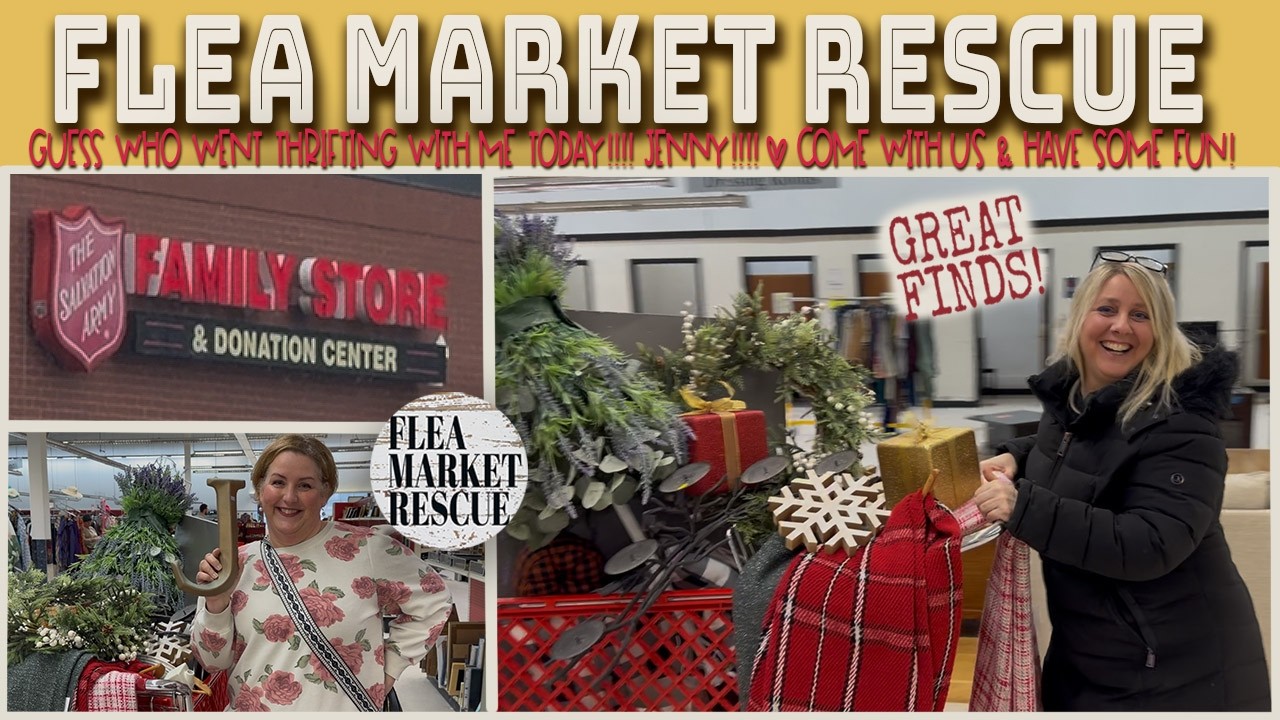 COME THRIFTING WITH US FOR THRIFTED HOME DECOR FINDS WE CAN RESELL-2026