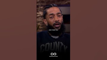 WORDS ARE POWERFUL - Motivational Speech by Nipsey Hussle