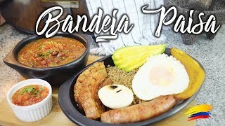 BANDEJA PAISA / RECETA COLOMBIANA - CAPITULO # 19