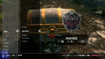 Using amiibo in Skyrim Switch to unlock the Hylian Shield