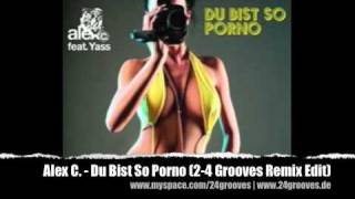 Alex C. - Du Bist So Porno (2-4 Grooves Remix Edit)