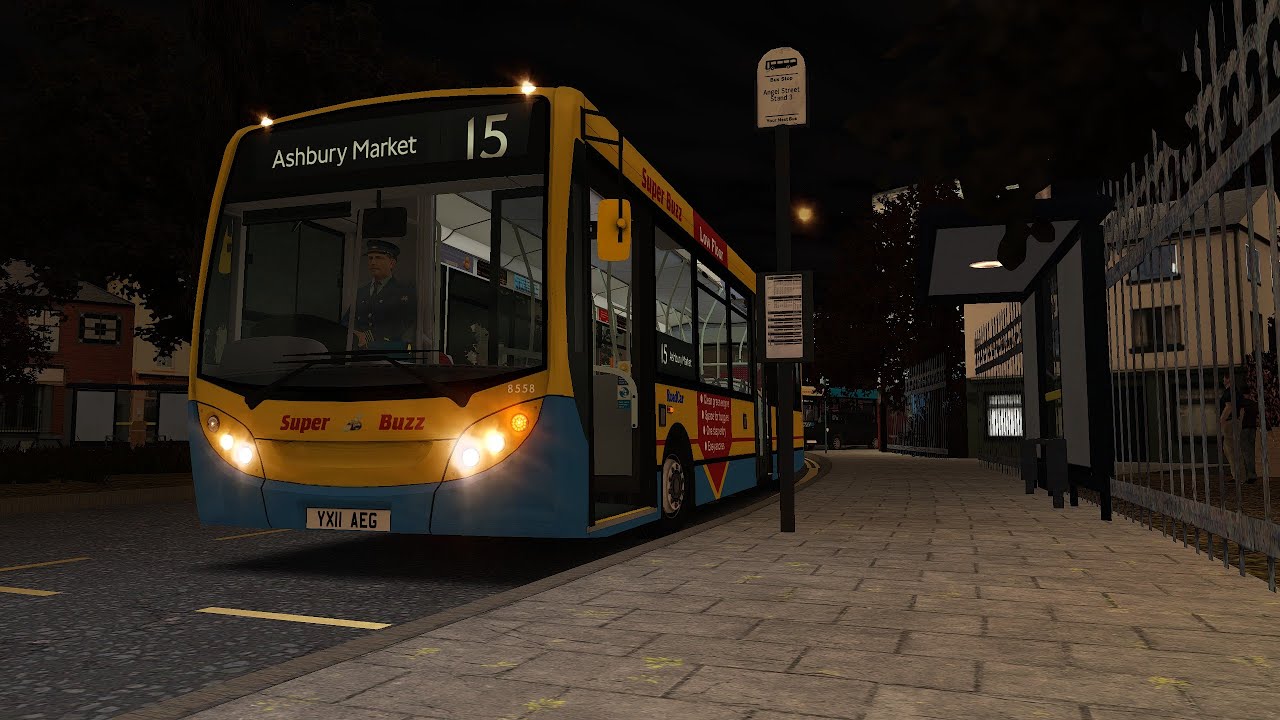 OMSI 2 || 15 to Ashbury Market || AD Enviro 200 || No Commentary || Yorkshire