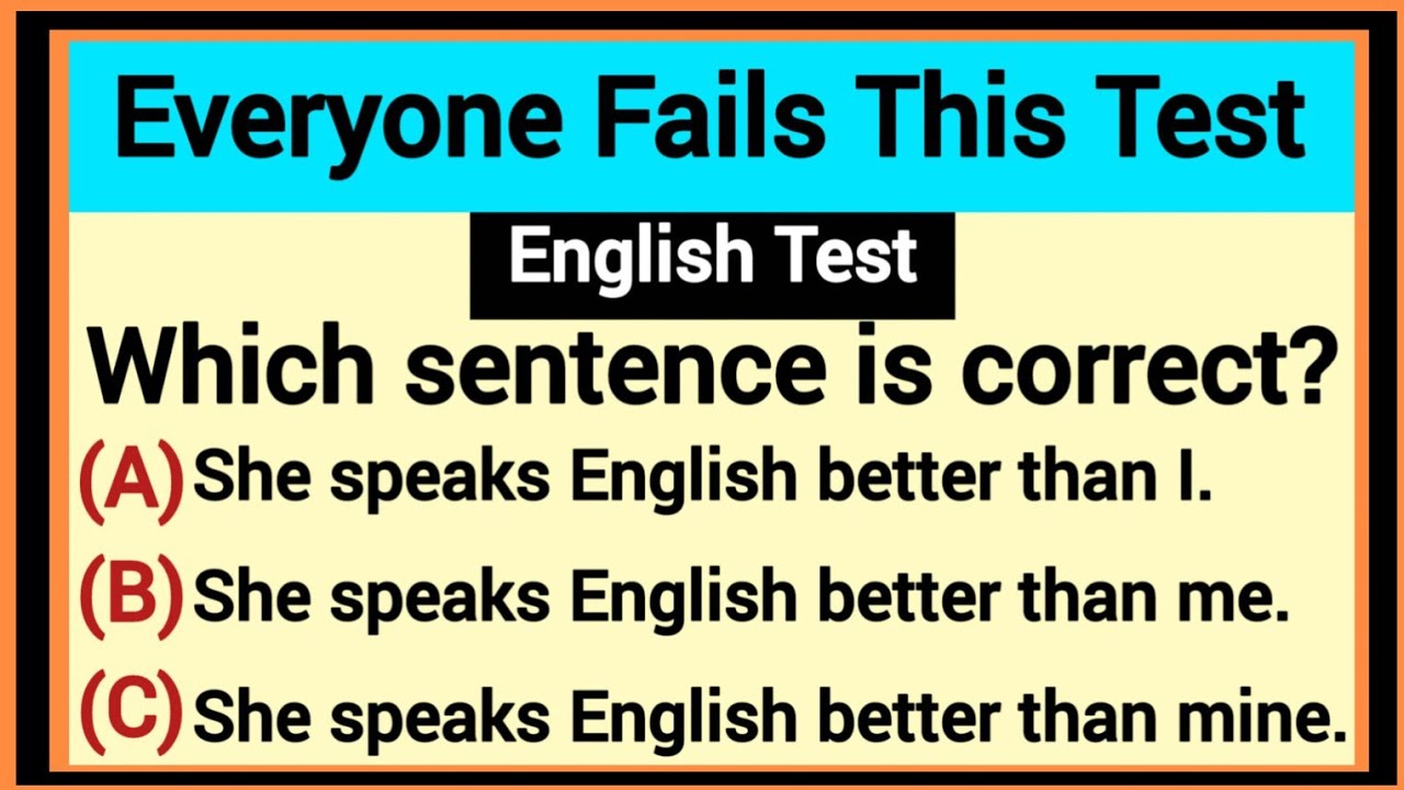 English Grammar Quiz Challenge ✨ Everyone Fails This Test