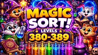 Magic Sort – Levels 380-389 – Walkthrough