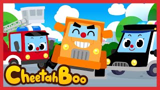 Let's Go Rescue Hero Cars! + 60min Compilation | Nursery rhymes | Kids song | #Cheetahboo