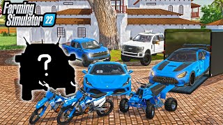 CLEANING OUT GRANDPA'S MANSION! (LIFTED TRUCKS + SUPERCARS) | Farming Simulator 22