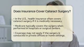 Does Insurance Cover Cataract Surgery? Eye Health Experts News