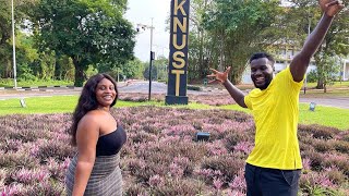 KNUST Campus Tour with this Pretty Lady was Memorable😍