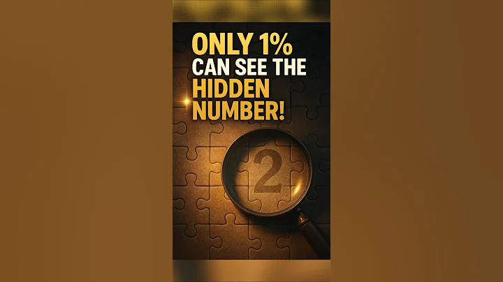 Only 1% Can Spot the Hidden Number!