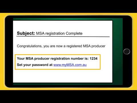 How to log in to myMSA