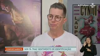 Falando sobre minha admiração pela Cyndi Lauper, para a TV Cultura, São Paulo, SP - 24-11-2023