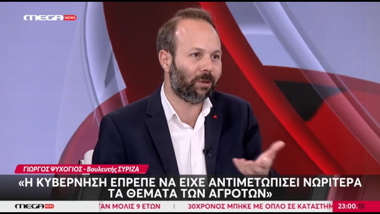 Γ. Ψυχογιός στο Κεντρικό Δελτίο του MEGA News