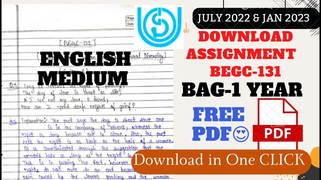 begc 131 solved assignment free download pdf 2023