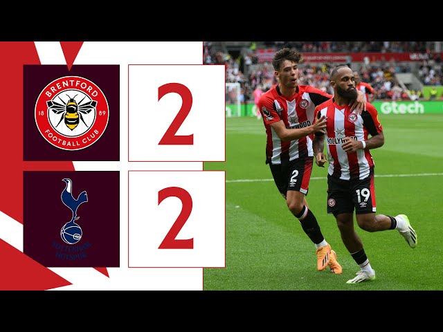Brentford 2 Tottenham Hotspur 2 | Mbeumo off the mark 🎯 | | Premier League Highlights