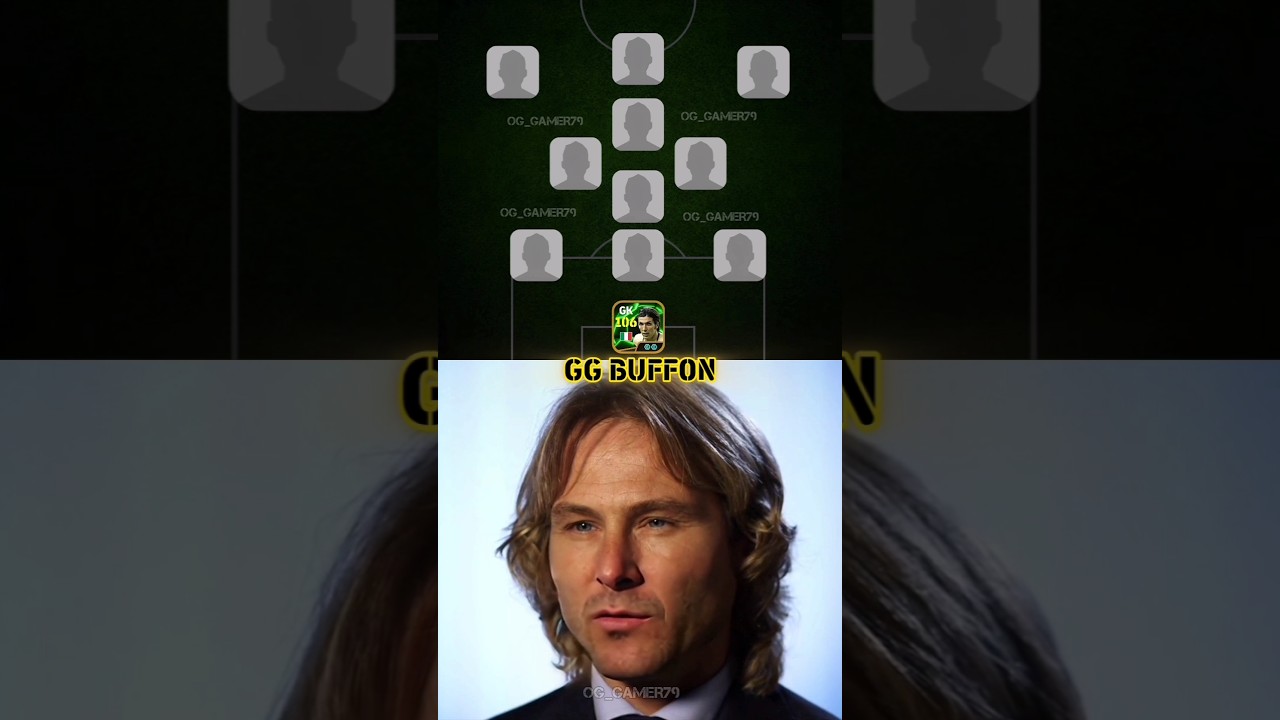 Павел Недвед выбрал свой идеальный состав 😱🔥 #efootball2024 #efootball2023