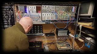 Behringer 2500 series modular,  Jasper and Doepfer modular with ribbon controller.