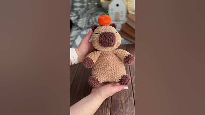 Нарешті в моєму асортименті вони також є 😄 #capybara #crochet