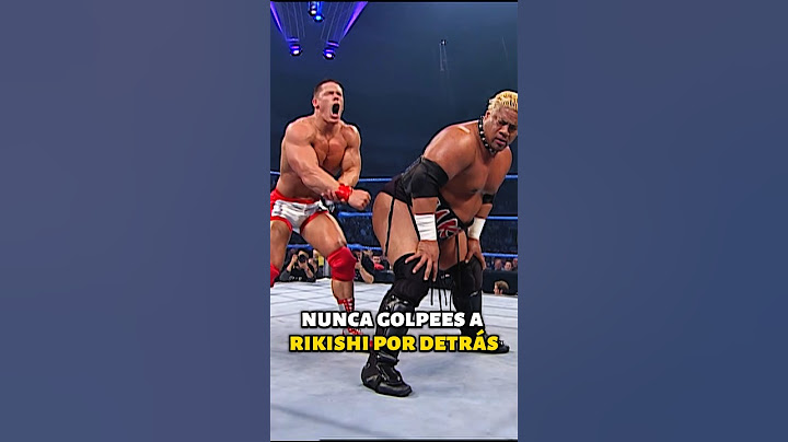 Nunca golpees a Rikishi por detrás #wwe #wrestling #johncena #