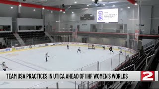 Team USA practices in Utica on eve of opener for gold medal defense in IIHF Women's Worlds