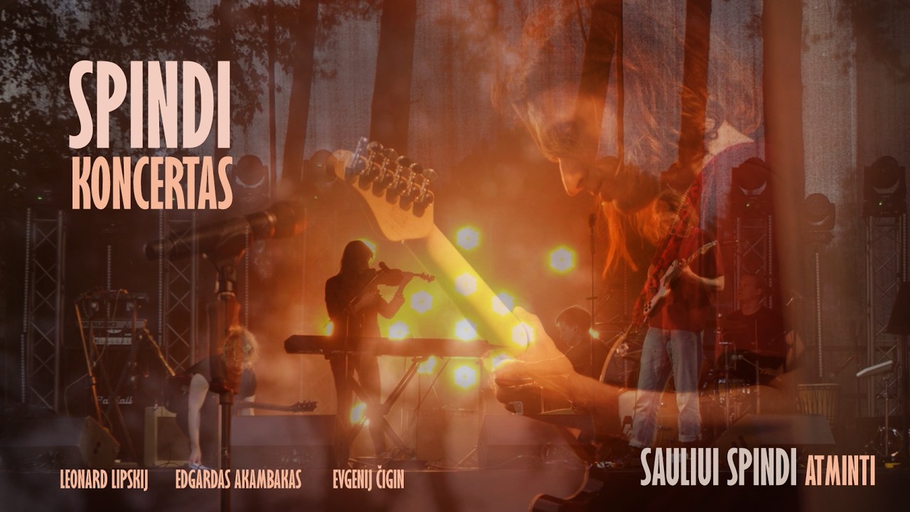 Koncertas / Spindi / Sauliaus Spindi atminimui / Pabradė / 2025