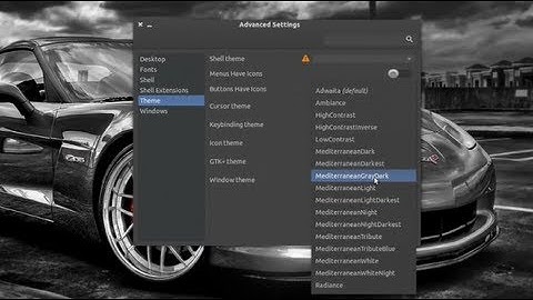 Mediterranean Dark Theme - Ubuntu 12.10