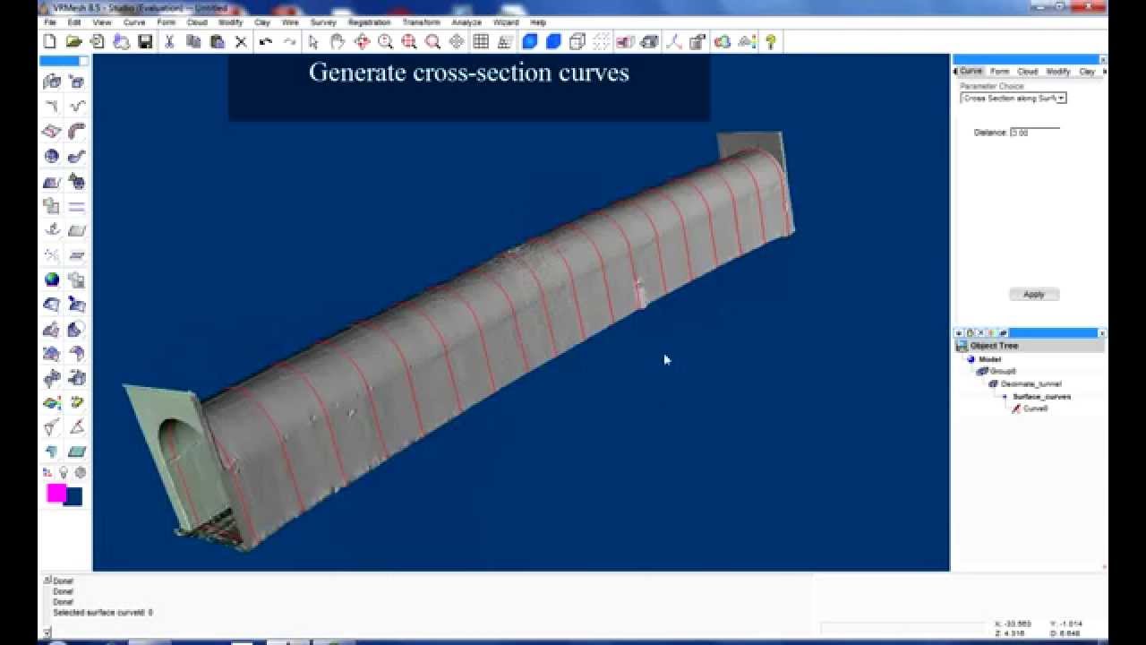 Create Tunnel Cross Sections