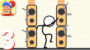 Bad Luck Stickman- Addictive draw line casual game Walkthrough Part 3 - Android Gameplay HD