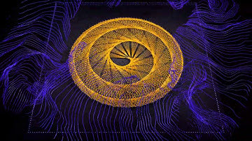 tyflow string art helicoide in 3k loop