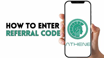 ATHENE NETWORK - HOW TO ENTER REFERRAL CODE