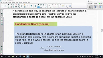 Lesson 1.9 Describing Location in a Distribution