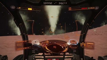 Ramming Water Geysers in a low G world | Elite Dangerous