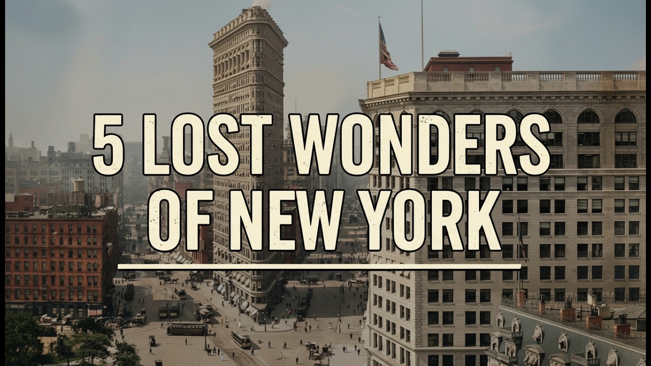 5 утраченных чудес Нью-Йорка (реконструкция с помощью ИИ) 