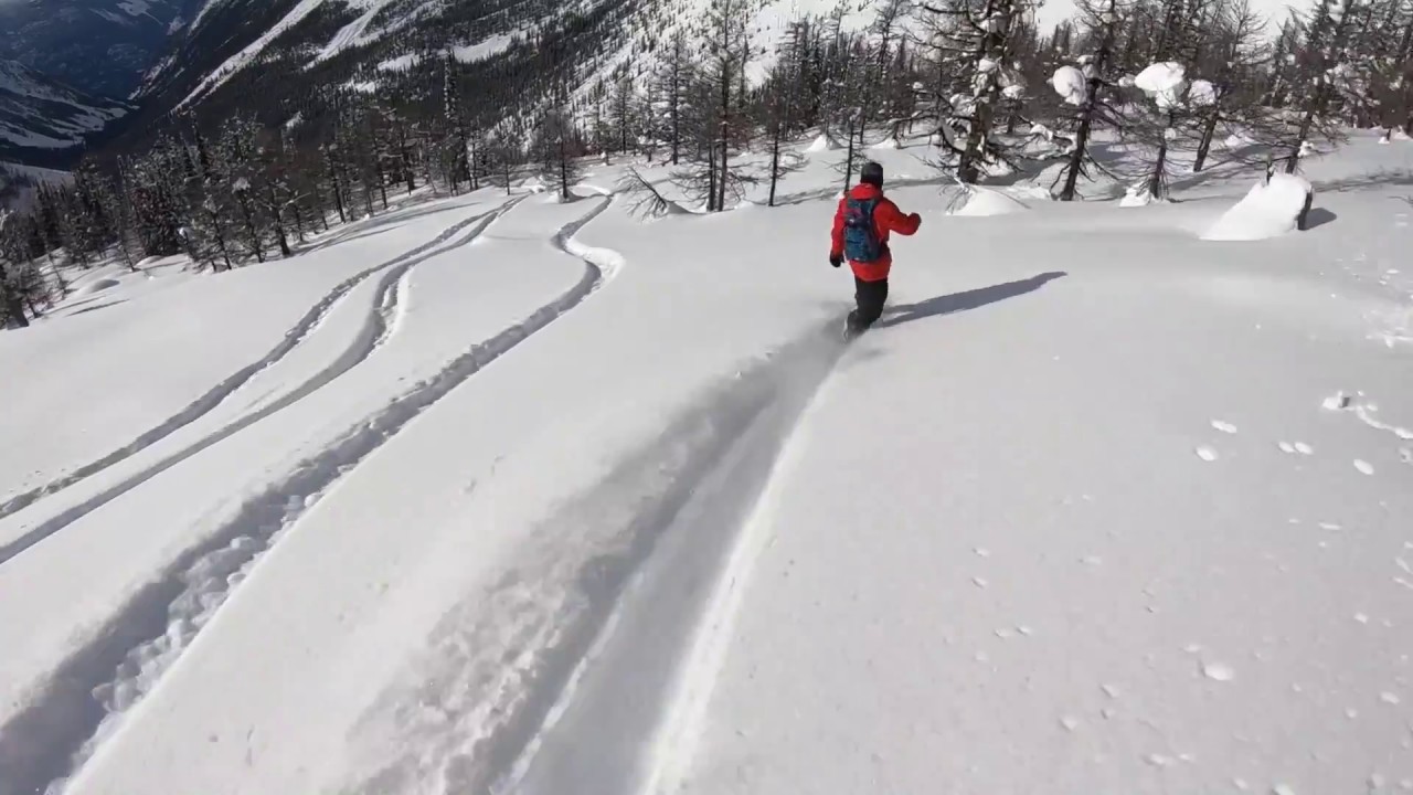 Austin follow cam at Stellar Heliskiing