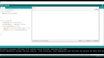 Arduino Kartında Seri Port Ekranından Karta Veri Gönderimi