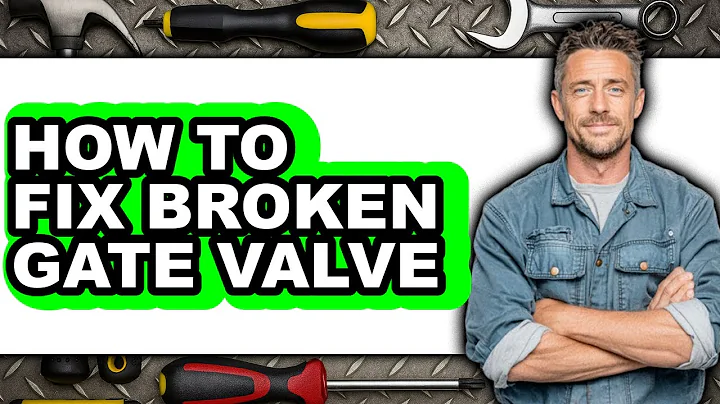 How to Fix Broken Gate Valve (only Way)