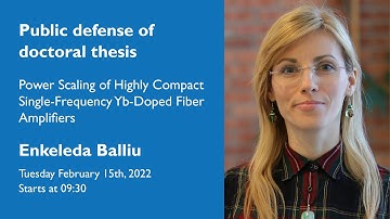 Public defense of doctoral thesis in electronics with Enkeleda Balliu