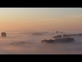 Густой Туман над Городом Бердянск. Красота.