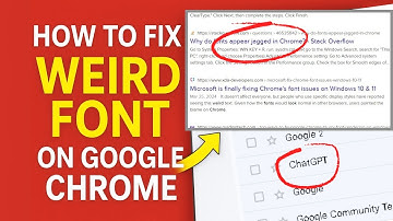 How to Fix Weird Font on Google Chrome | Easy Step-by-Step Solution (Windows 10/11)? #googlechrome