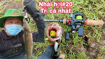 Câu Cá Lóc Bằng Nhái Hơi P20.Test Thực Tế Mẩu Nhái Hơi DN84 .DN Ở Việt Nam.Ao Cá Nhát |Đại Ngáo Vlog