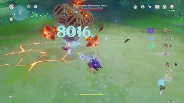 Ayaka destroy the perpetual mechanical array / Genshin Impact bossfight