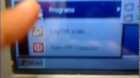 Bizerba Touch-Screen Scale Running Windows XP Embedded
