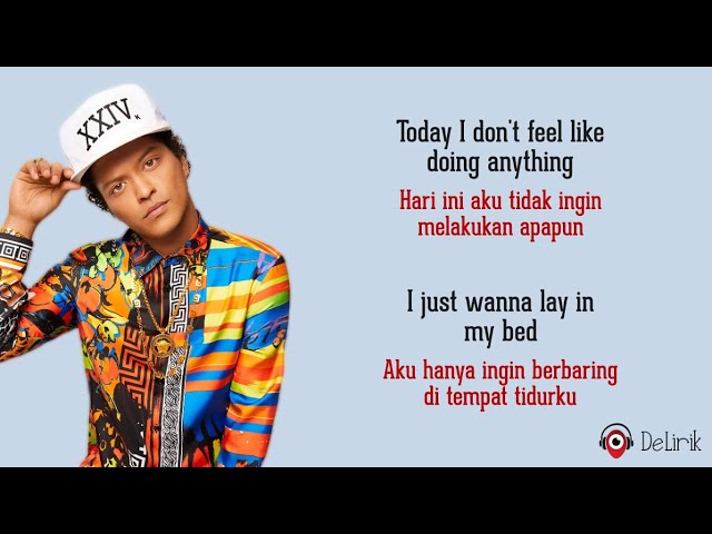 The Lazy Song - Bruno Mars (Lyrics video dan terjemahan) class=