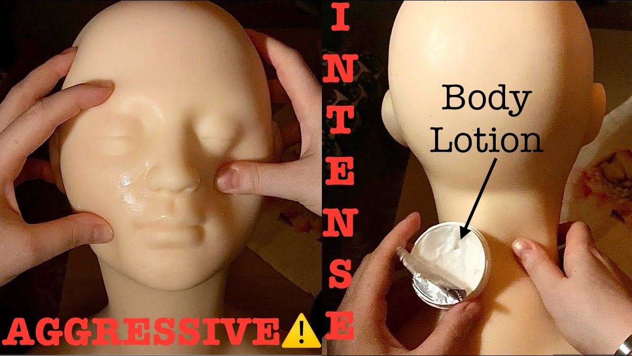 ASMR|⚠️AGGRESSIVE INTENSE MASSAGE W/ BODY LOTION. SOFT SPOKEN ENGLISH/ITALIAN🇺🇸 🇮🇹SOFT MANNEQUIN