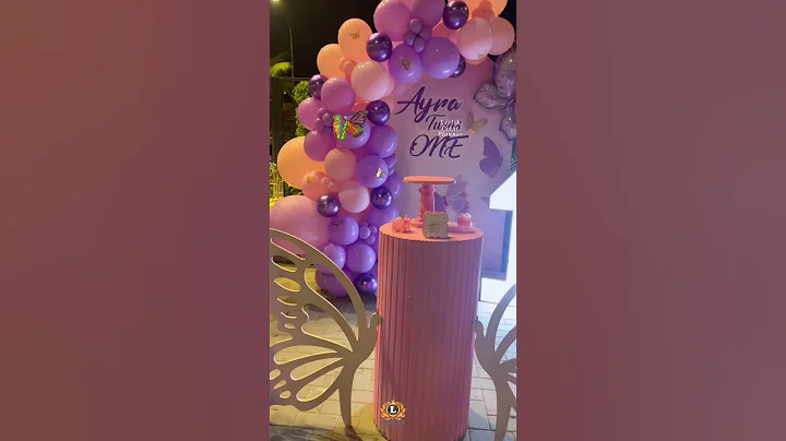 Butterfly theme birthday party decor #lavisheventplanners #butterflytheme