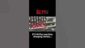 ETS X6 Plus inserting machine change clamps automaticly